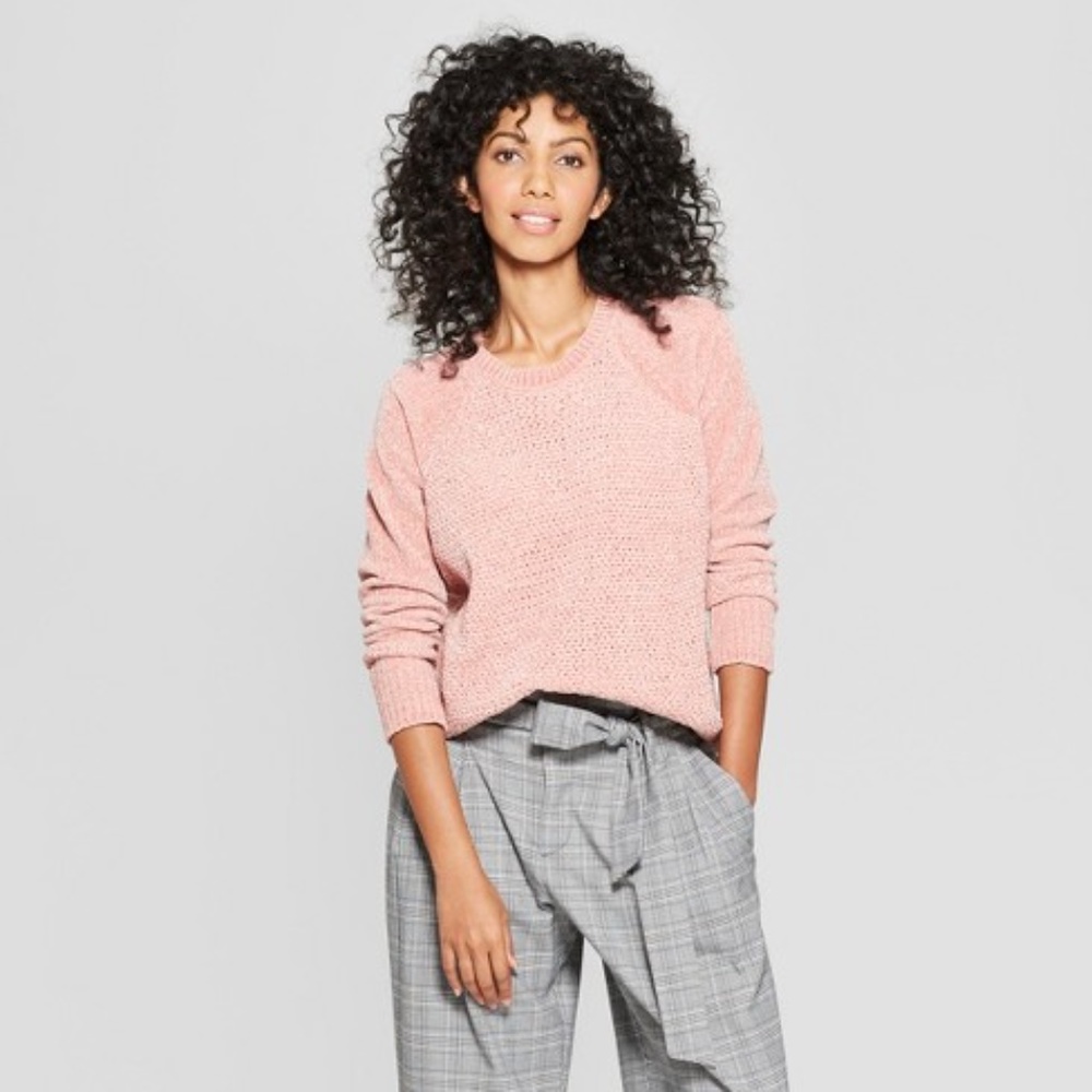 NEW Blush Raglan Chenille Pullover Sweater NWT H4 - Picture 3 of 7